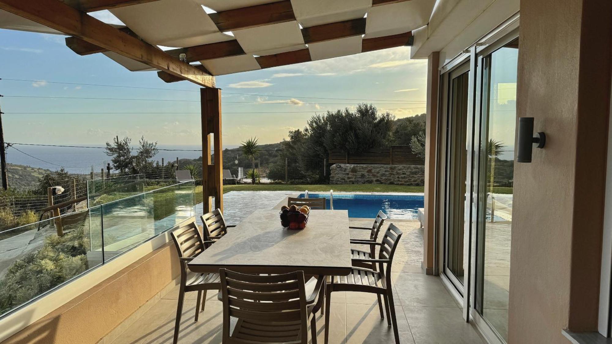Villa Michael Triopetra Private Villa, Private Swimming Pool, Garden, Panoramic Sunset ภายนอก รูปภาพ