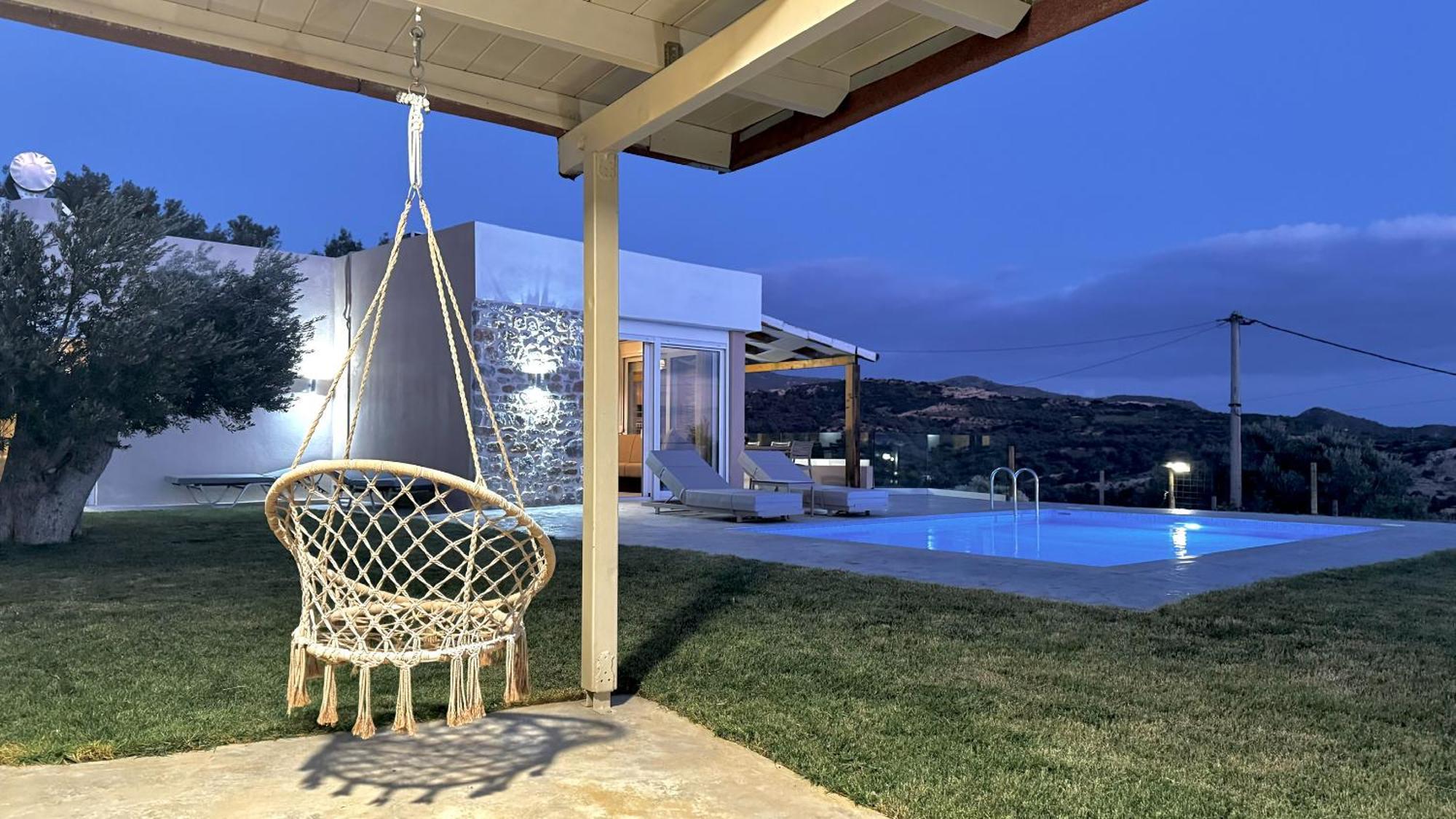 Villa Michael Triopetra Private Villa, Private Swimming Pool, Garden, Panoramic Sunset ภายนอก รูปภาพ