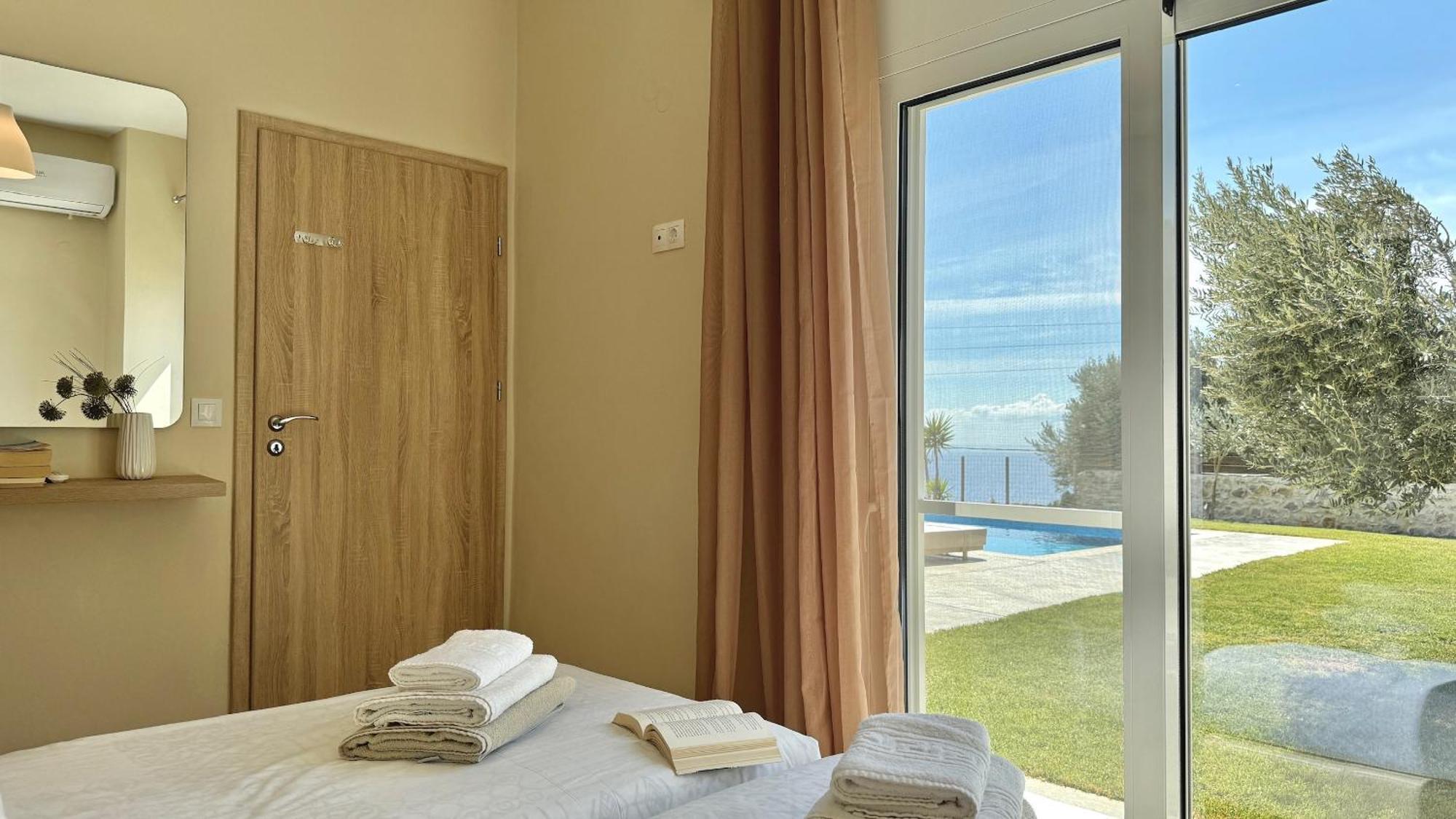 Villa Michael Triopetra Private Villa, Private Swimming Pool, Garden, Panoramic Sunset ภายนอก รูปภาพ